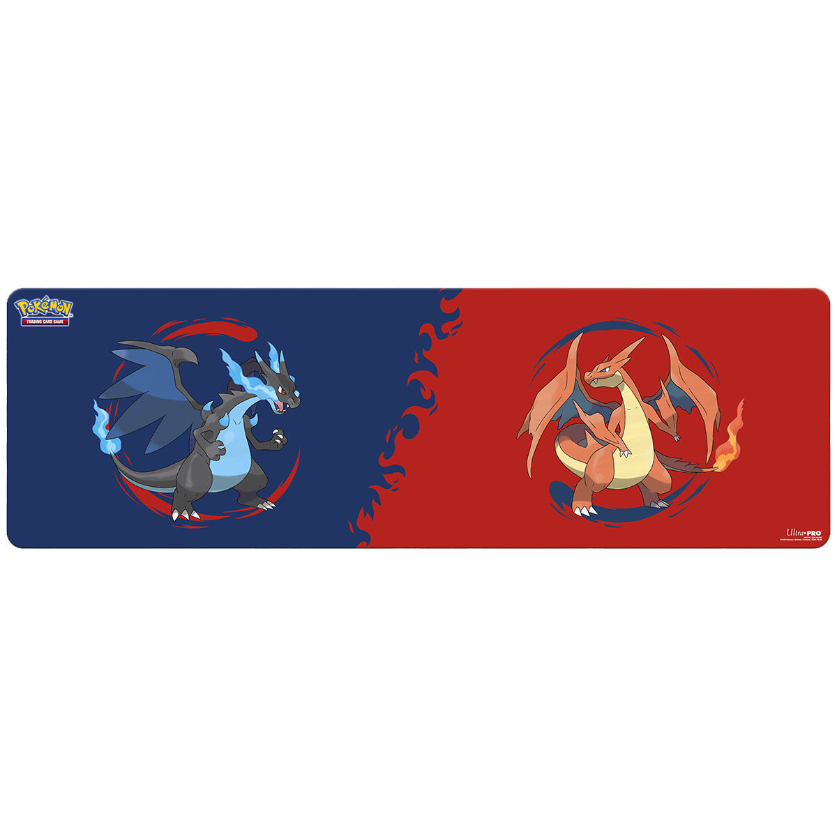 UP - Pokemon: 8ft Table Playmat: Mega Charizard X and Mega Charizard Y