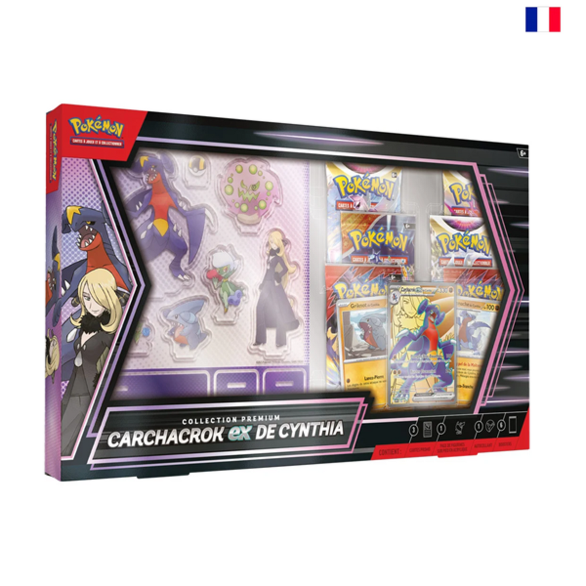FR - Collection Premium Carchacrok ex de Cynthia - Pokémon