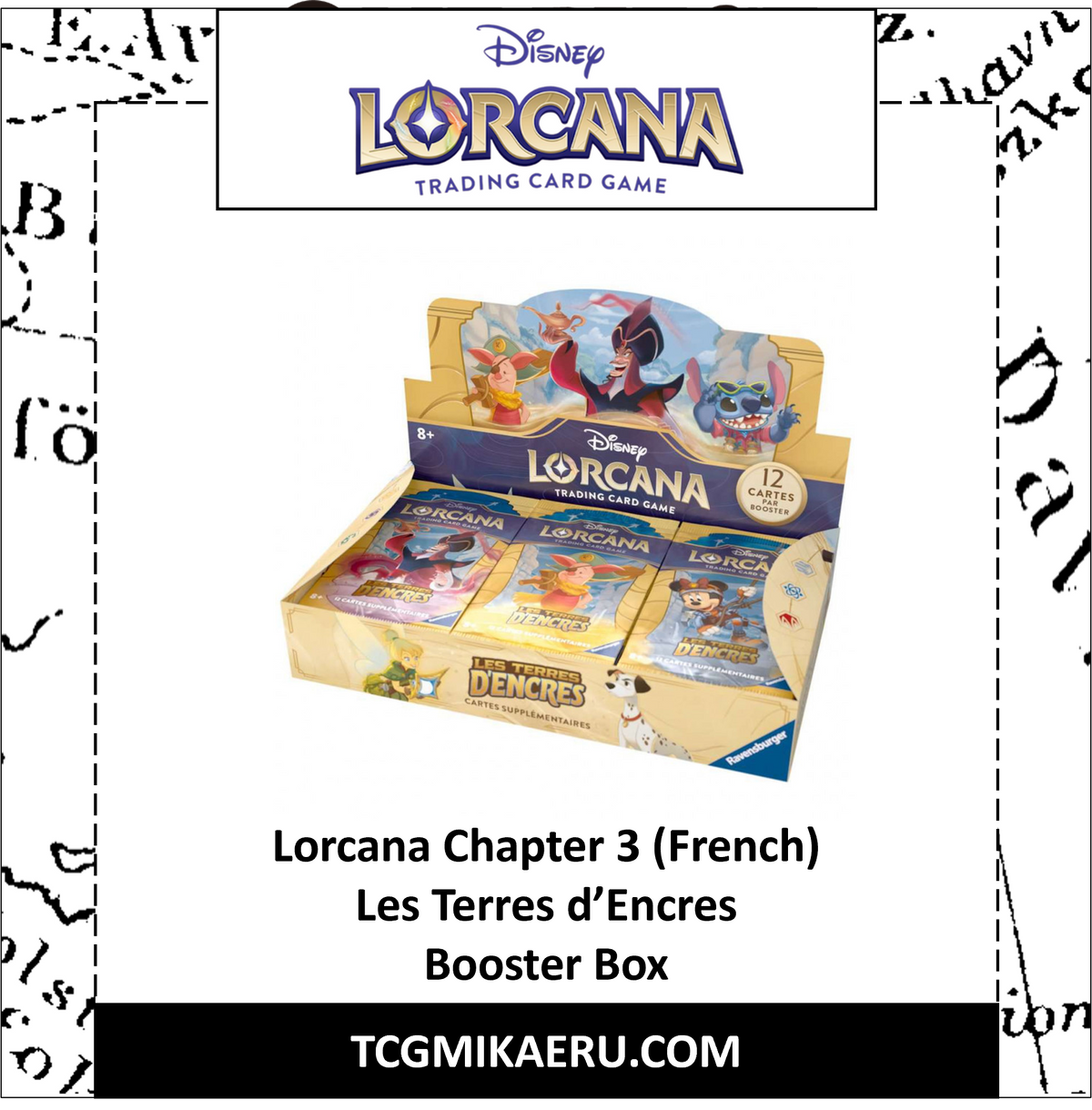 Lorcana : Chapitre 3 - Les Terres d'Encres - Booster - FR