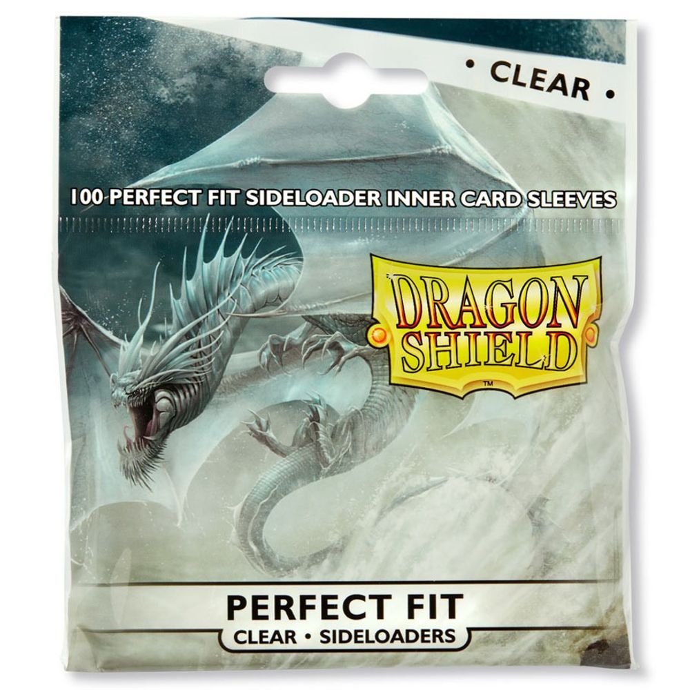 Dragon Shield Standard Perfect Fit Sideloading Sleeves - Clear (100 Sleeves)
