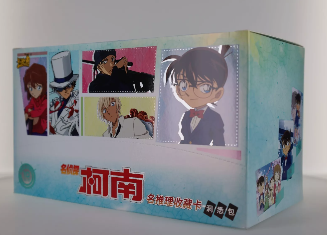 Official Chinese Detective Conan Booster Box Sealed Trading cards 18 Boosters