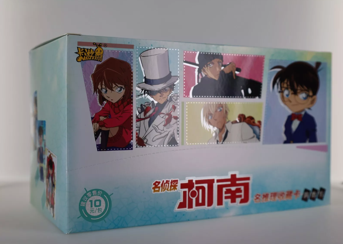 Official Chinese Detective Conan Booster Box Sealed Trading cards 18 Boosters