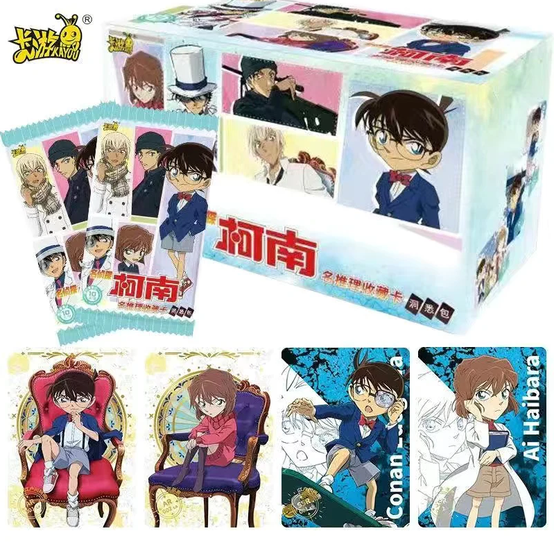 Official Chinese Detective Conan Booster Box Sealed Trading cards 18 Boosters