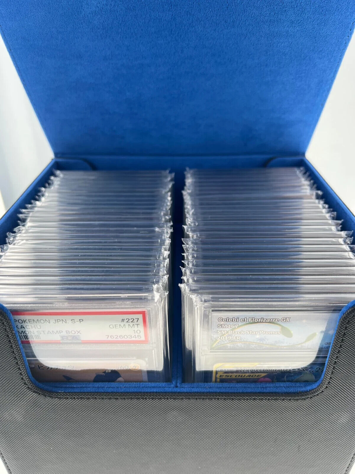 Boîte de Rangement pour 50 Cartes Gradées - Compatible avec CollectAura, PSA, PCA, BGS